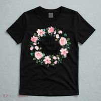 80 Years Loved 80 Years Old Floral 80th Birthday T-Shirt thumb 5