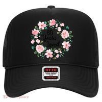 80 Years Loved 80 Years Old Floral 80th Birthday Hat thumb 0