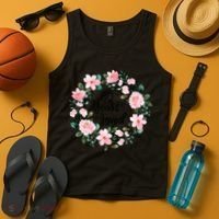 80 Years Loved 80 Years Old Floral 80th Birthday Tank Top thumb 4