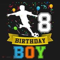 8 Year Old Birthday Soccer 8th Birthday Teens Ornament thumb 1
