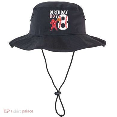 8 Years Old Boy Baseball Player 8th Birthday Kids Bucket Hat