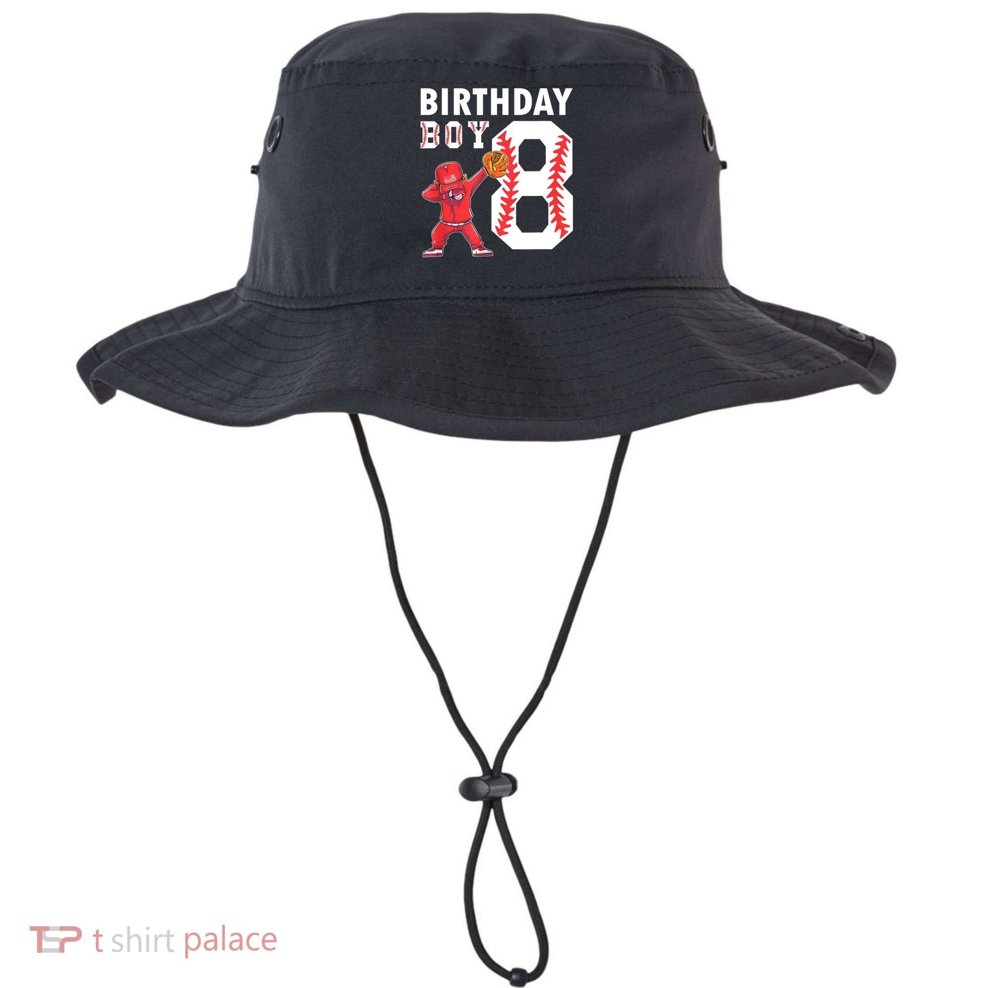 8 Years Old Boy Baseball Player 8th Birthday Kids Bucket Hat
