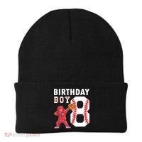 8 Years Old Boy Baseball Player 8th Birthday Kids Beanie thumb 0