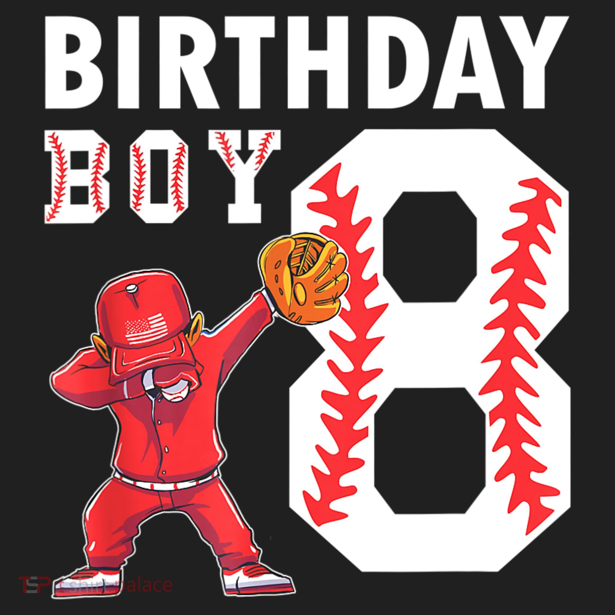 8 Years Old Boy Baseball Player 8th Birthday Kids Hat