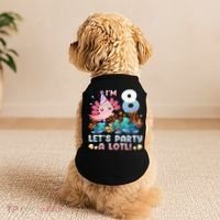8 Year Old Axolotl Lover 8th Birthday Gift Doggie Tank thumb 2