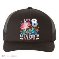8 Year Old Axolotl Lover 8th Birthday Gift Yupoong Adult 5-Panel Trucker Hat thumb 0