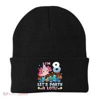 8 Year Old Axolotl Lover 8th Birthday Gift Beanie thumb 0