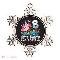 8 Year Old Axolotl Lover 8th Birthday Gift Ornament thumb 0