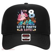 8 Year Old Axolotl Lover 8th Birthday Gift Hat thumb 0