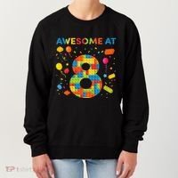 8 Year Old Building Blocks Birthday 8 Women's Sweatshirt thumb 0