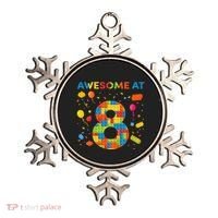 8 Year Old Building Blocks Birthday 8 Ornament thumb 0