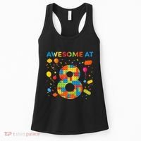 8 Year Old Building Blocks Birthday 8 Women's Tank Top thumb 0