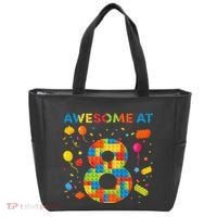 8 Year Old Building Blocks Birthday 8 Tote Bag thumb 0
