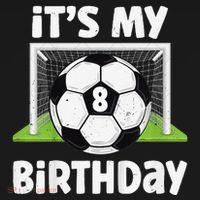 8 Years Old Soccer 8th Birthday Player Bday Party Doggie Tank thumb 4