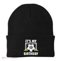 8 Years Old Soccer 8th Birthday Player Bday Party Beanie thumb 0