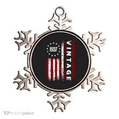85 Years Old Vintage American Flag 1937 Ornament