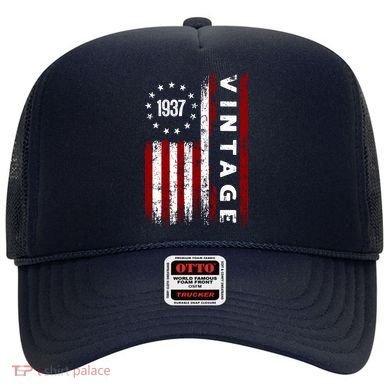 85 Years Old Vintage American Flag 1937 Hat