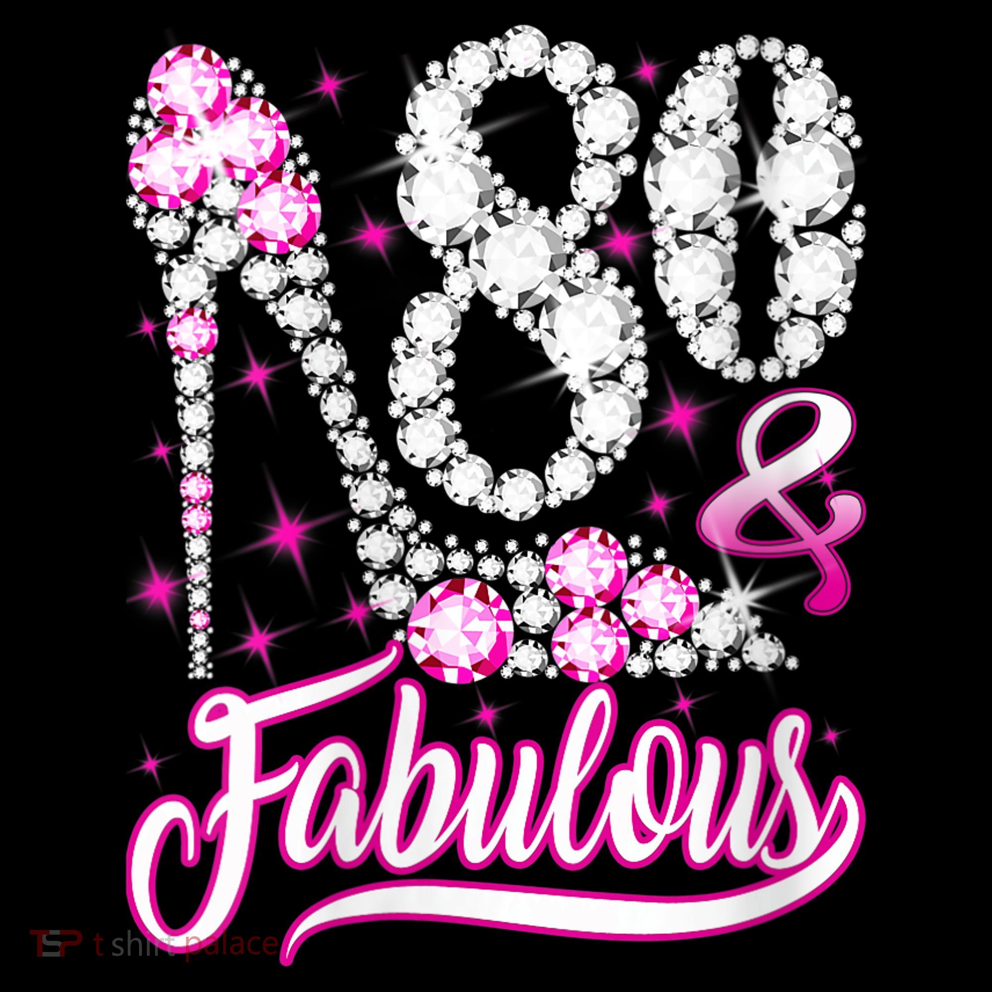 80 Years Old Gifts 80 & Fabulous 80th Birthday Pink Diamond Coffee Mug