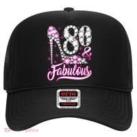 80 Years Old Gifts 80 & Fabulous 80th Birthday Pink Diamond Hat thumb 0
