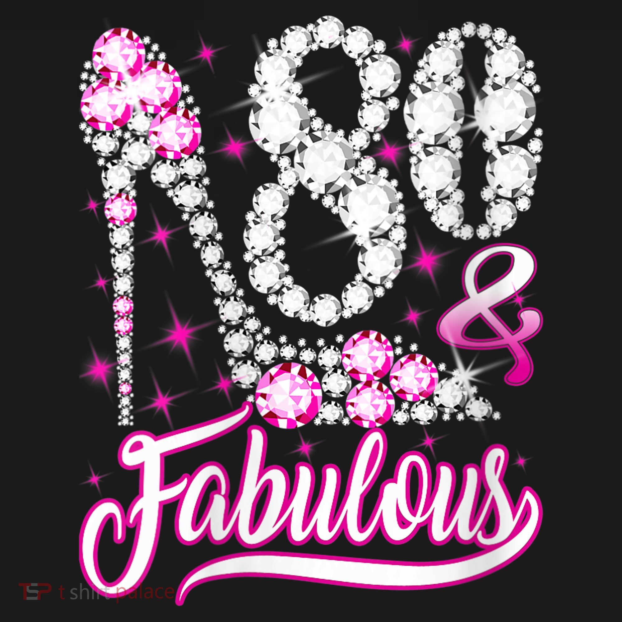 80 Years Old Gifts 80 & Fabulous 80th Birthday Pink Diamond Visor