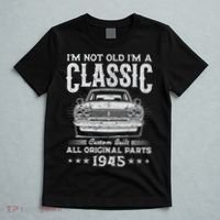 80 Year Old Gifts Vintage Classic Car 1945 80th Birthday T-Shirt thumb 5