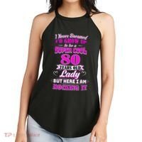 80 Year Old Lady Funny 80th Birthday Rockin' Since Women's Perfect Tri Rocker Tank thumb 2