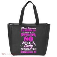 80 Year Old Lady Funny 80th Birthday Rockin' Since Tote Bag thumb 0