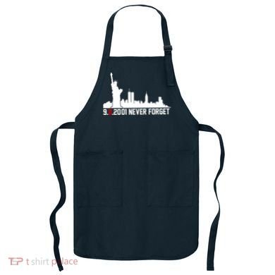 9-11-2001 Never Forget September 11th Apron