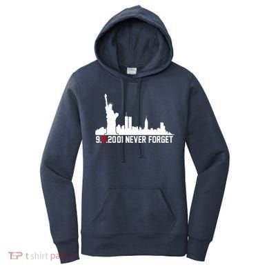 9-11-2001 Never Forget September 11th Women's Hoodie