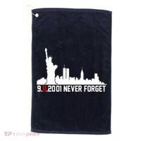 9-11-2001 Never Forget September 11th Golf Towel thumb 0