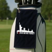 9-11-2001 Never Forget September 11th Golf Towel thumb 2