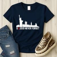 9-11-2001 Never Forget September 11th Women's T-Shirt thumb 3