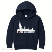 9-11-2001 Never Forget September 11th Kids Hoodie thumb 0