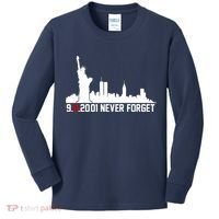 9-11-2001 Never Forget September 11th Kids Long Sleeve Shirt thumb 0
