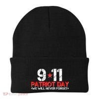 9-11 Patriot Day We Will Never Forget Beanie thumb 0
