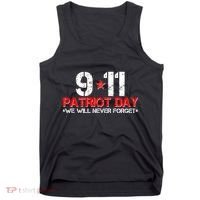9-11 Patriot Day We Will Never Forget Tank Top thumb 0