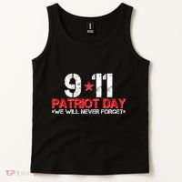 9-11 Patriot Day We Will Never Forget Tank Top thumb 2