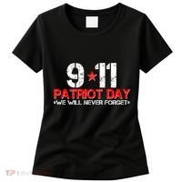 9-11 Patriot Day We Will Never Forget Women's T-Shirt thumb 0