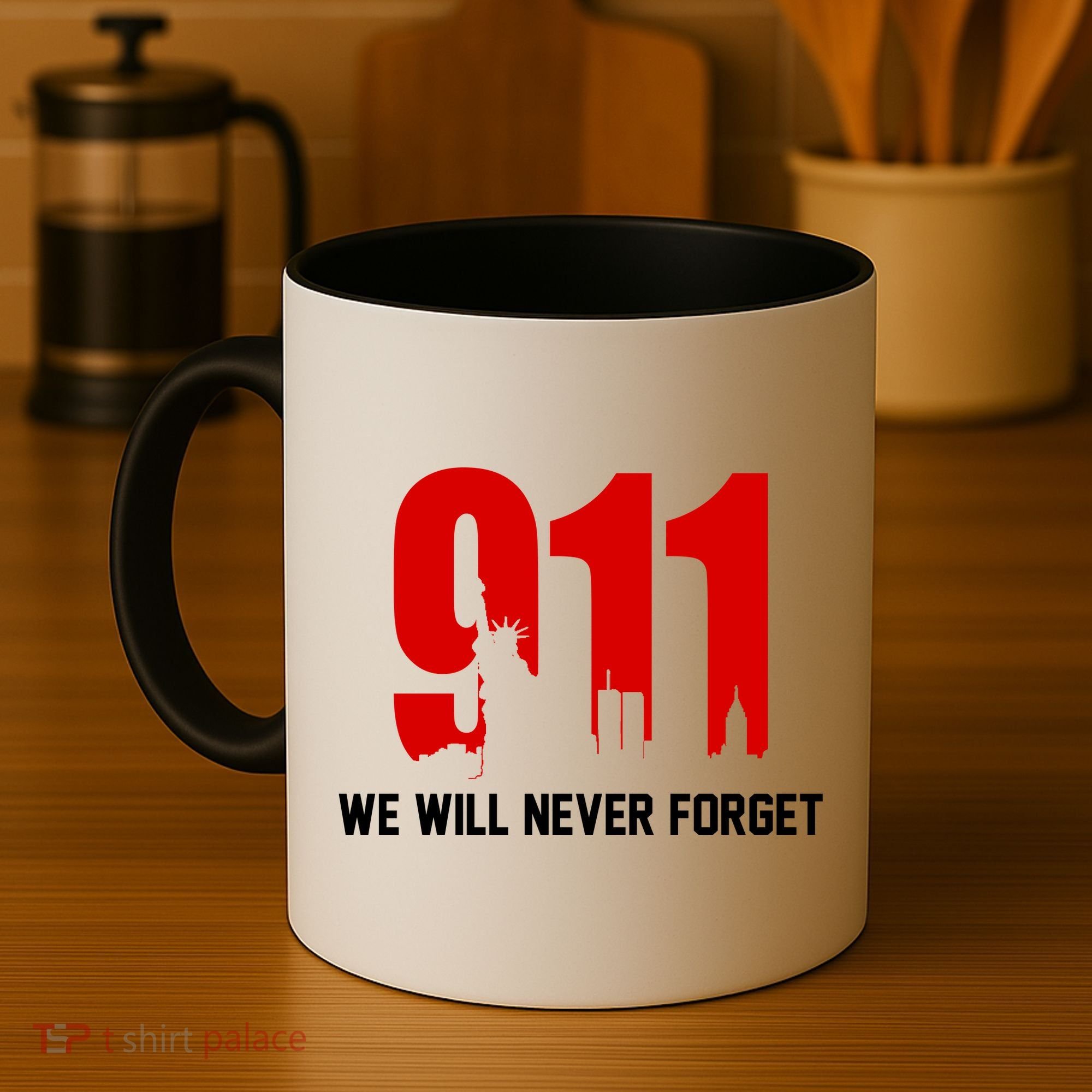9-11 We Will Never Forget Coffee Mug