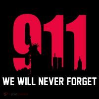 9-11 We Will Never Forget Ornament thumb 1