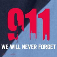 9-11 We Will Never Forget Raglan Baseball Sleeve Shirt thumb 2