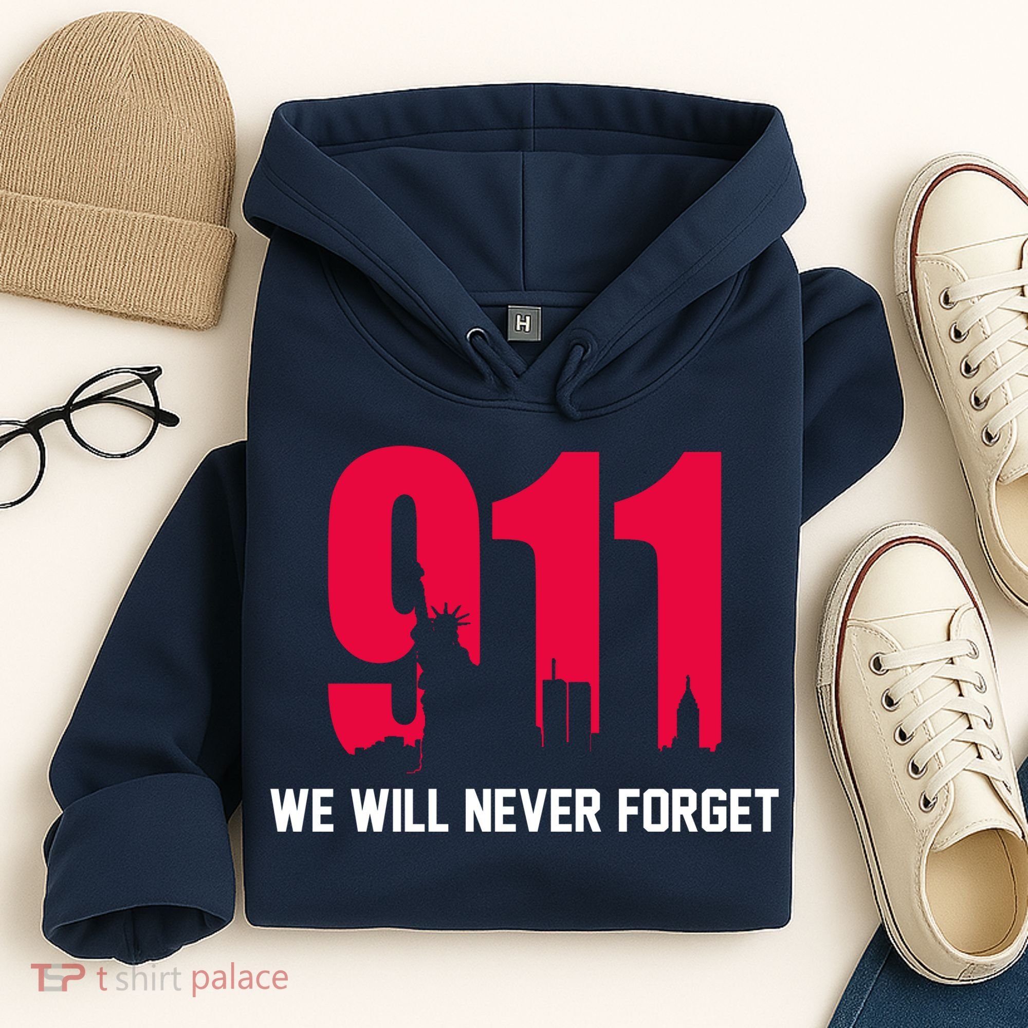 9-11 We Will Never Forget Hoodie