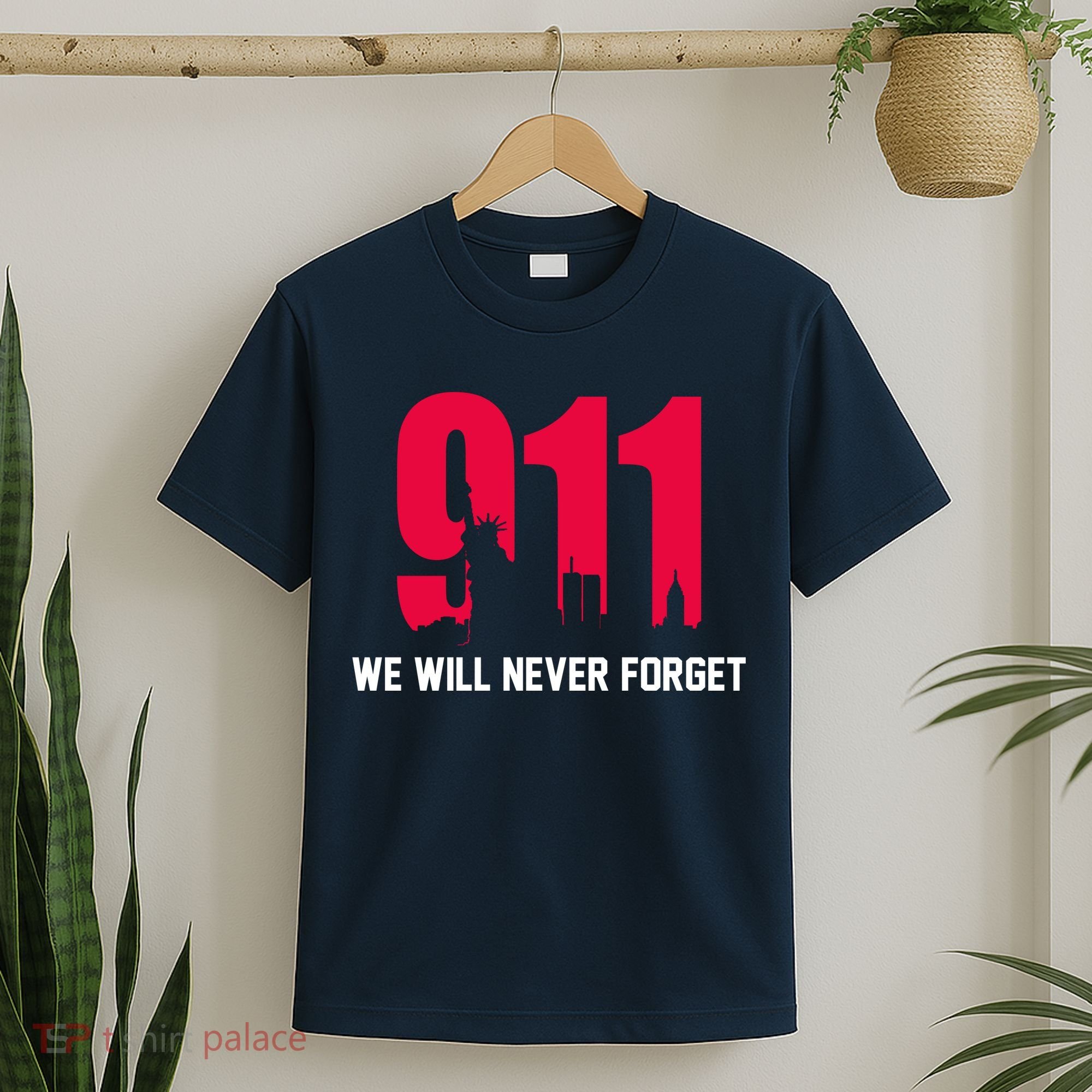 9-11 We Will Never Forget T-Shirt