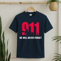 9-11 We Will Never Forget T-Shirt thumb 2
