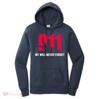 9-11 We Will Never Forget Women's Hoodie thumb 0