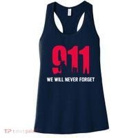 9-11 We Will Never Forget Women's Tank Top thumb 0