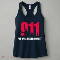 9-11 We Will Never Forget Women's Tank Top thumb 3