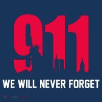 9-11 We Will Never Forget Baby Bodysuit thumb 2