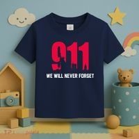 9-11 We Will Never Forget Toddler T-Shirt thumb 3