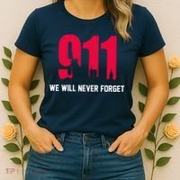 9-11 We Will Never Forget Women's T-Shirt thumb 2